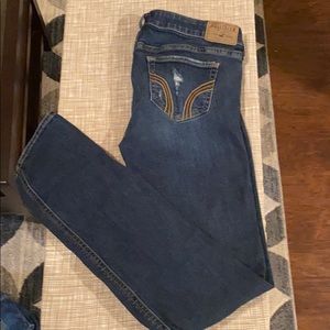 medium colored jeans